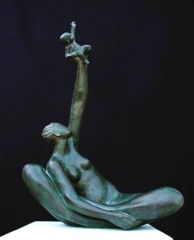Philippe Chazot - Plus haut (bronze), 2000